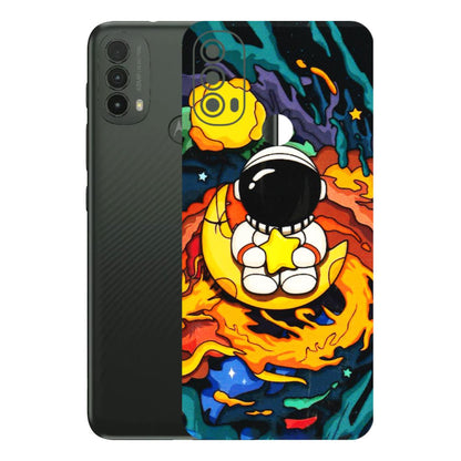 Motorola Phone Skins (All Models) - Baby Astronaut - 3D Embossed Finish (L-197) Motorola Moto E40