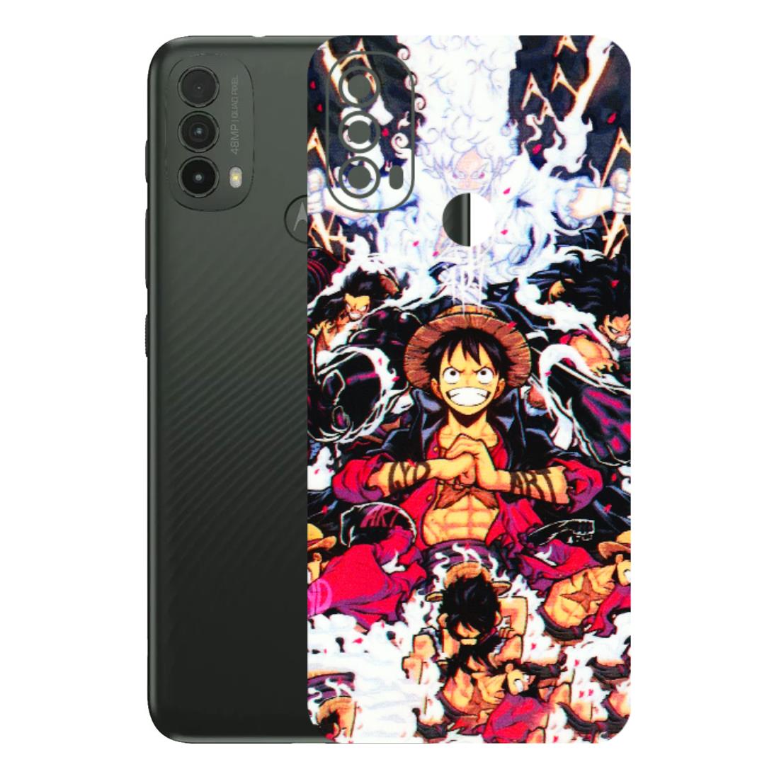 Motorola Phone Skins (All Models) - Luffy Anime Character - 3D Embossed Finish (L-203) Motorola Moto E40