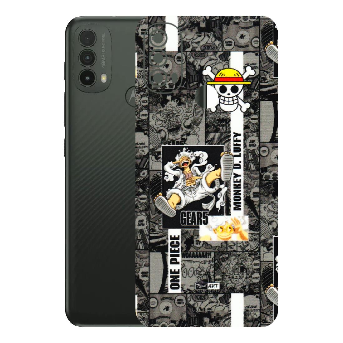 Motorola Phone Skins (All Models) - Cuffy Anime MonkeyCamic - 3D Embossed Finish (L-242) Motorola Moto E40