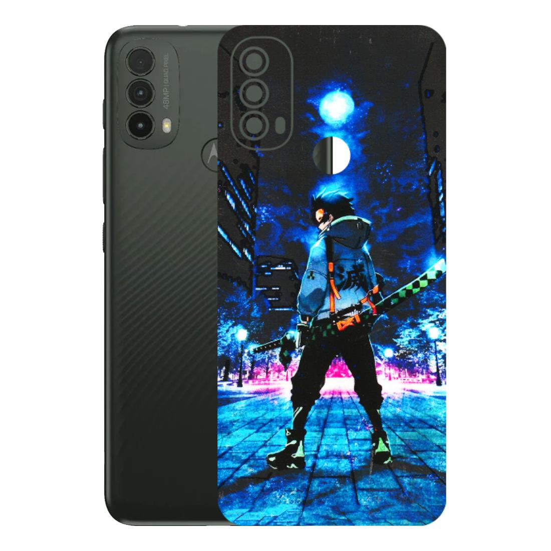 Motorola Phone Skins (All Models) - Demon Slayer Sword - 3D Embossed Finish (L-247) Motorola Moto E40