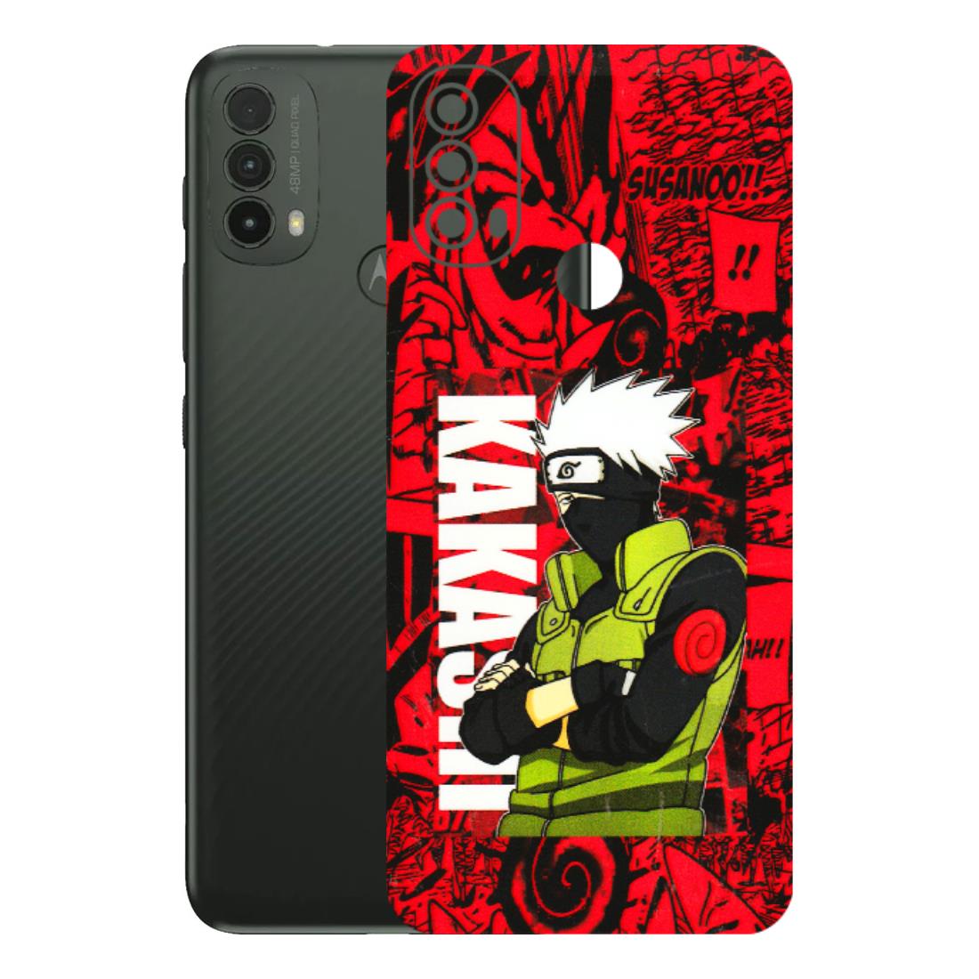 Motorola Phone Skins (All Models) - Kakashi Red Anime - 3D Embossed Finish (L-251) Motorola Moto E40
