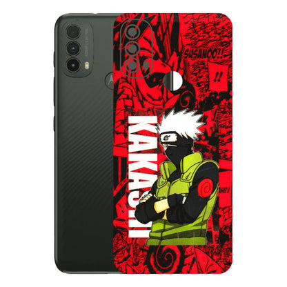 Motorola Phone Skins (All Models) - Kakashi Red Anime - 3D Embossed Finish (L-251) Motorola Moto E40