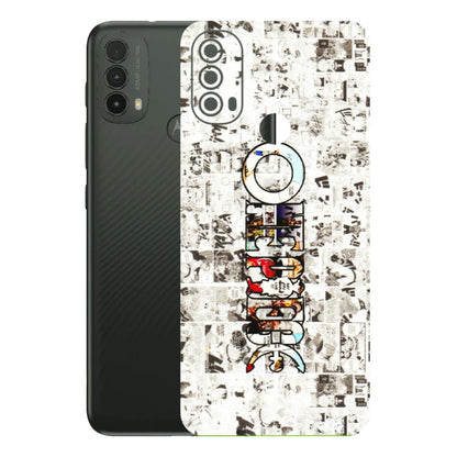 Motorola Phone Skins (All Models) - One Piece Manga - 3D Embossed Finish (L-26) Motorola Moto E40