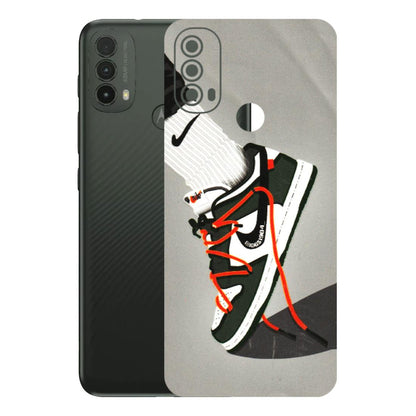 Motorola Phone Skins (All Models) - New Grey Sneaker - 3D Embossed Finish (L-261) Motorola Moto E40