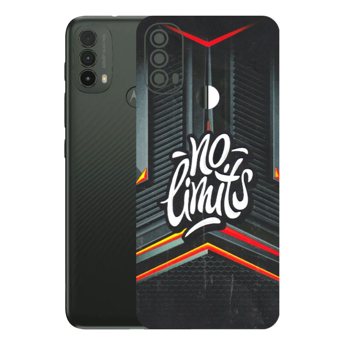 Motorola Phone Skins (All Models) - No Limits - 3D Embossed Finish (L-286) Motorola Moto E40