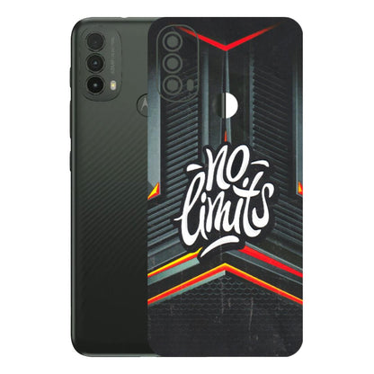 Motorola Phone Skins (All Models) - No Limits - 3D Embossed Finish (L-286) Motorola Moto E40