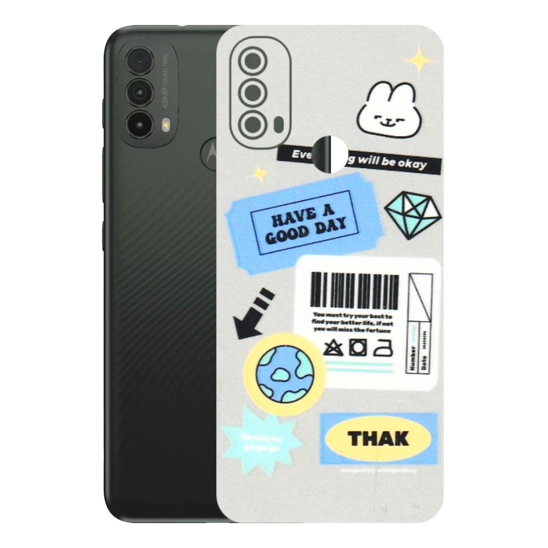 Motorola Phone Skins (All Models) - Will Be Okay Design - 3D Embossed Finish (L-316) Motorola Moto E40