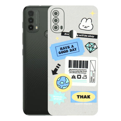 Motorola Phone Skins (All Models) - Will Be Okay Design - 3D Embossed Finish (L-316) Motorola Moto E40