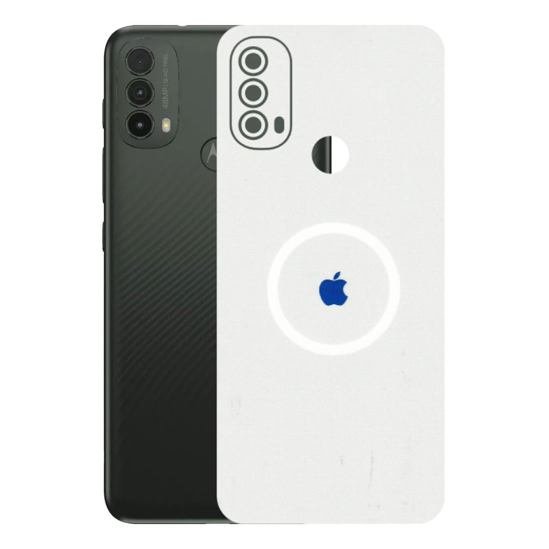 Motorola Phone Skins (All Models) - iPhone Magsafe Logo - 3D Embossed Finish (L-320) Motorola Moto E40