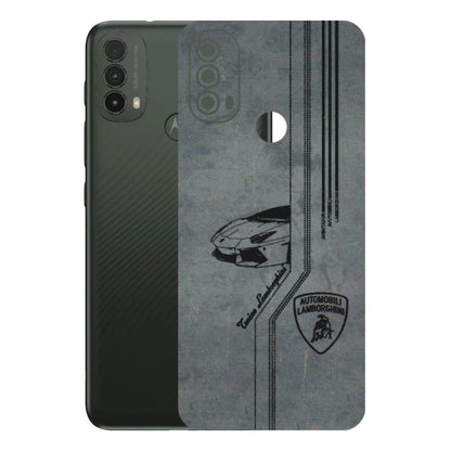 Motorola Phone Skins (All Models) - New Lamborgini Aventador - 3D Embossed Finish (L-321) Motorola Moto E40