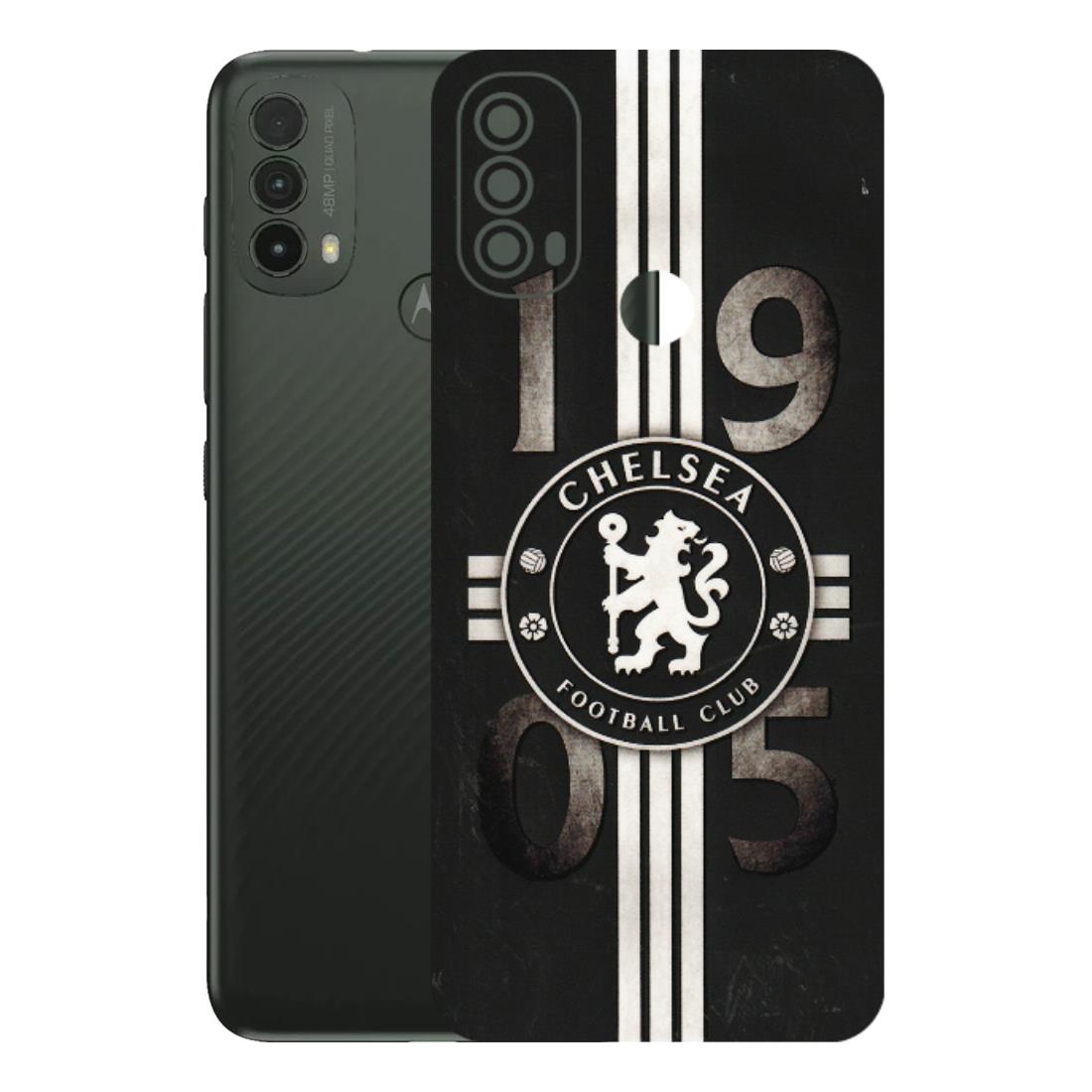 Motorola Phone Skins (All Models) - Chelsea Fan Club - 3D Embossed Finish (L-36) Motorola Moto E40