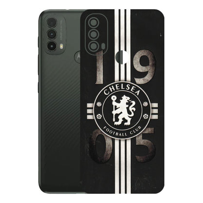 Motorola Phone Skins (All Models) - Chelsea Fan Club - 3D Embossed Finish (L-36) Motorola Moto E40