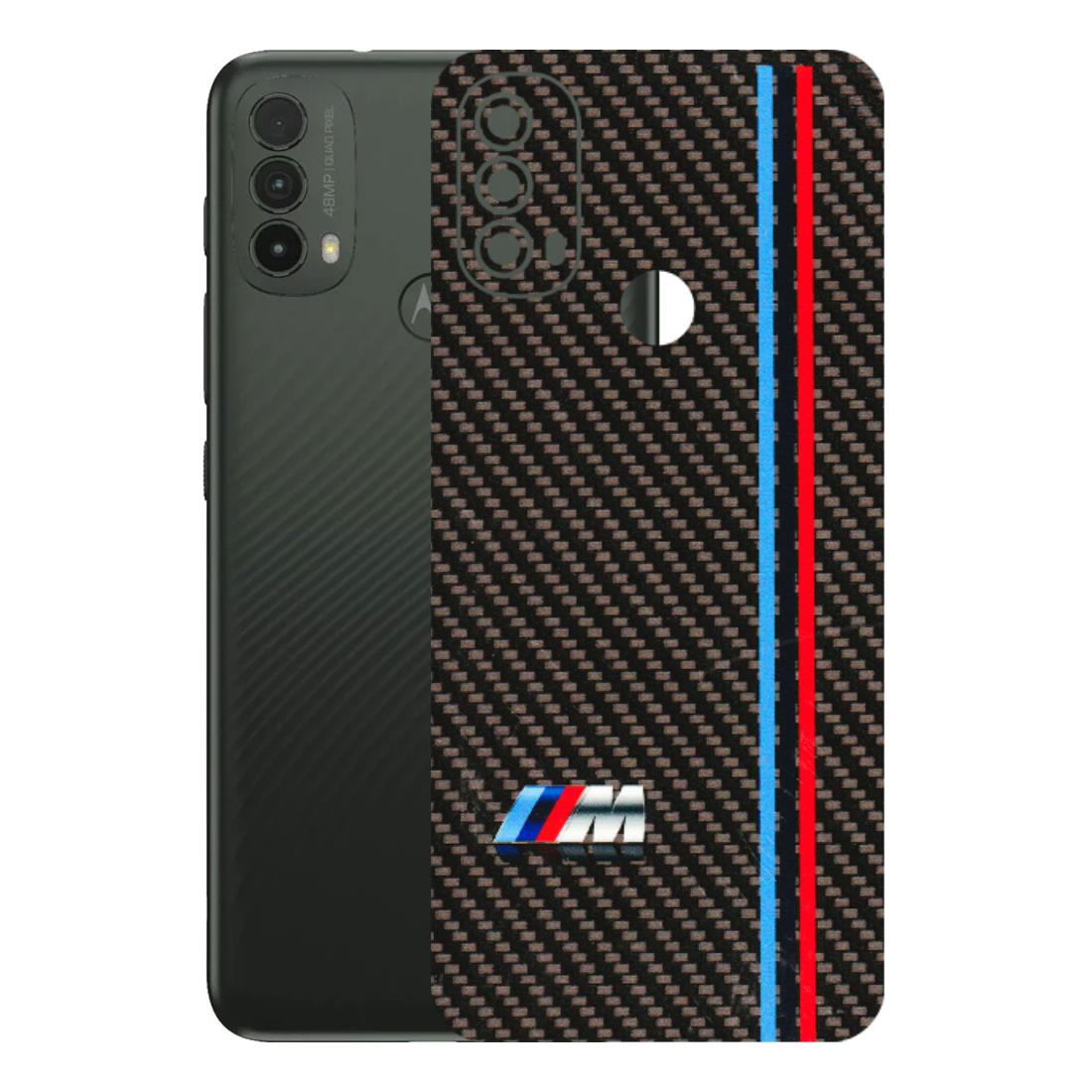 Motorola Phone Skins (All Models) - BM Carbon Fiber Feels - 3D Embossed Finish (L-38) Motorola Moto E40