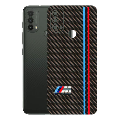 Motorola Phone Skins (All Models) - BM Carbon Fiber Feels - 3D Embossed Finish (L-38) Motorola Moto E40