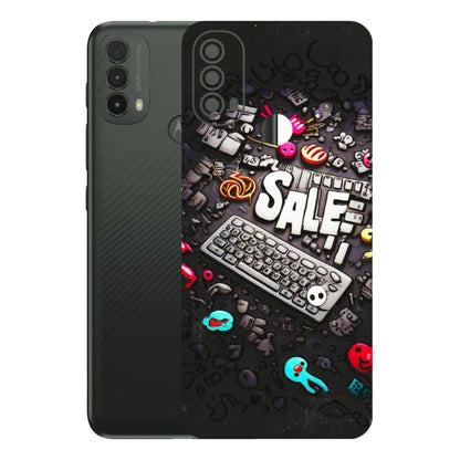 Motorola Phone Skins (All Models) - Gadgets Sale - 3D Embossed Finish (L-50) Motorola Moto E40