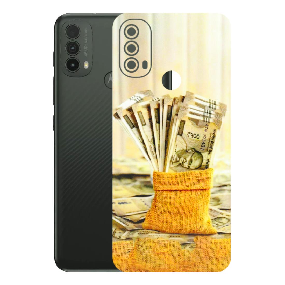 Motorola Phone Skins (All Models) - Show Me The Money - 3D Embossed Finish (L-52) Motorola Moto E40