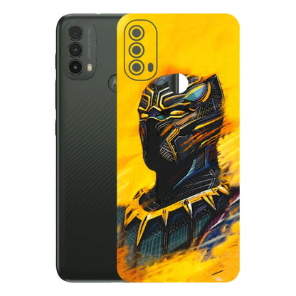 Motorola Phone Skins (All Models) - Yellow Panther - 3D Embossed Finish (L-54) Motorola Moto E40