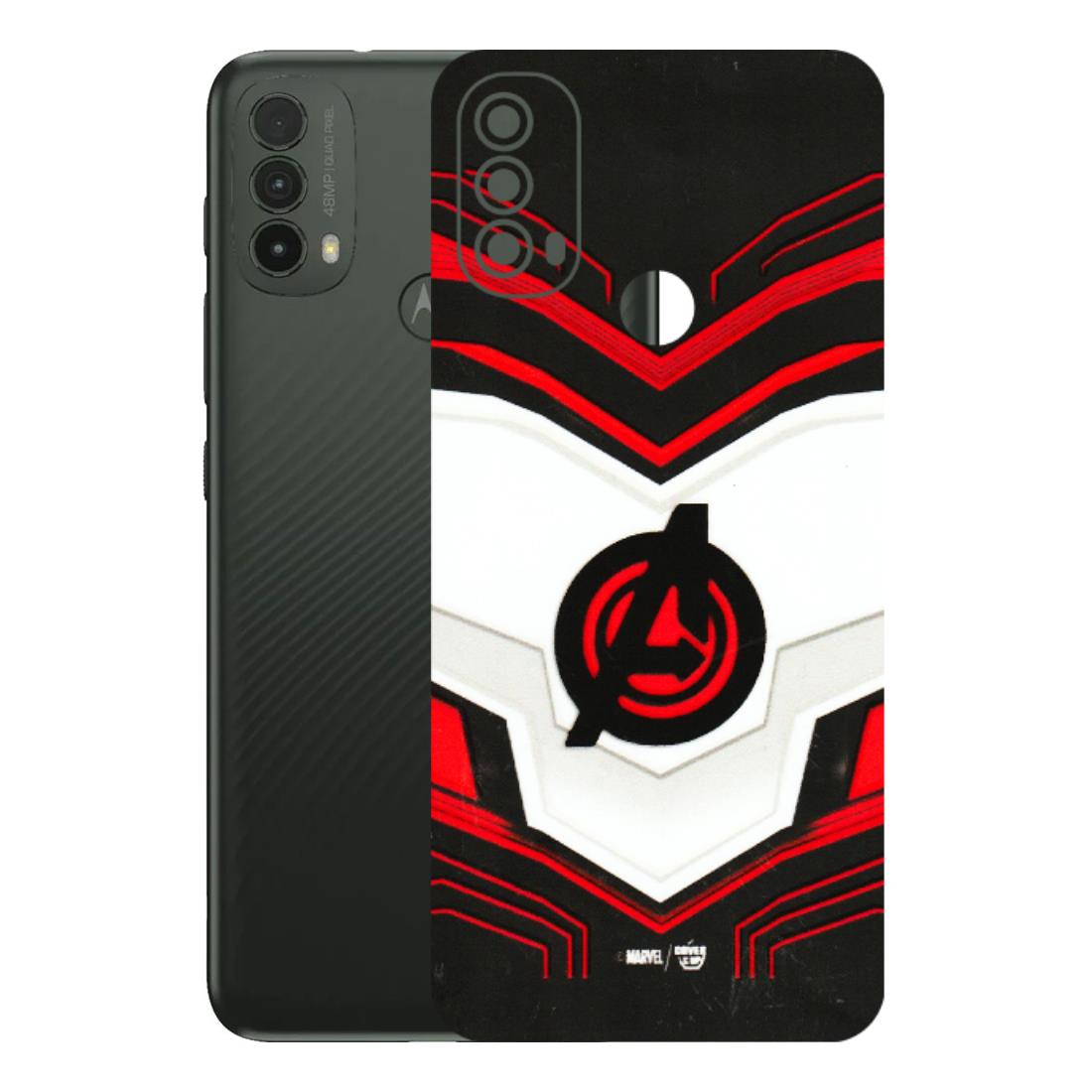 Motorola Phone Skins (All Models) - Avengers Logo - 3D Embossed Finish (L-55) Motorola Moto E40