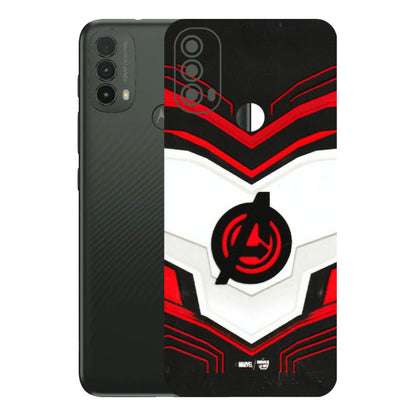 Motorola Phone Skins (All Models) - Avengers Logo - 3D Embossed Finish (L-55) Motorola Moto E40