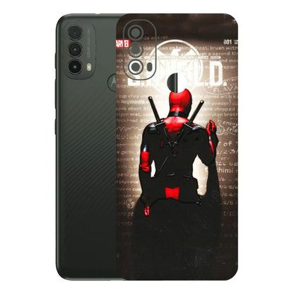 Motorola Phone Skins (All Models) - Deadpool - 3D Embossed Finish (L-56) Motorola Moto E40
