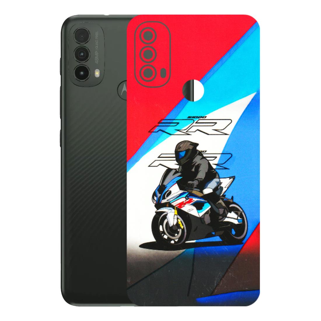 Motorola Phone Skins (All Models) - Bikers Love - 3D Embossed Finish (L-58) Motorola Moto E40