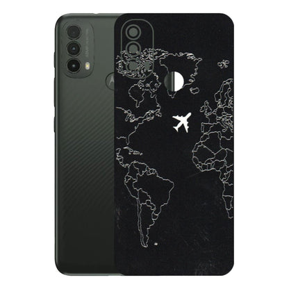 Motorola Phone Skins (All Models) - Never Ending Travel - 3D Embossed Finish (L-79) Motorola Moto E40