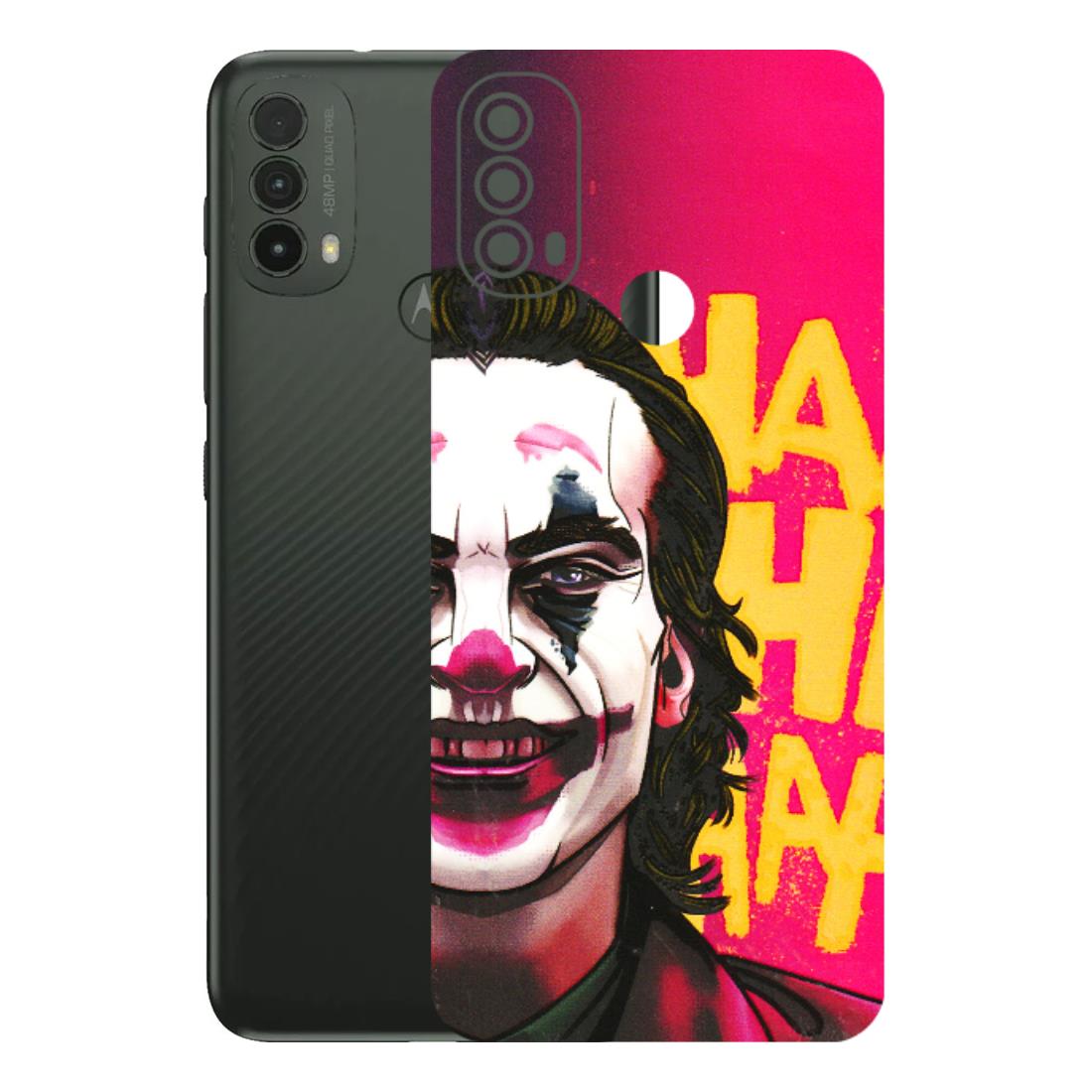 Motorola Phone Skins (All Models) - Joker Evil Laugh - 3D Embossed Finish (L-97) Motorola Moto E40
