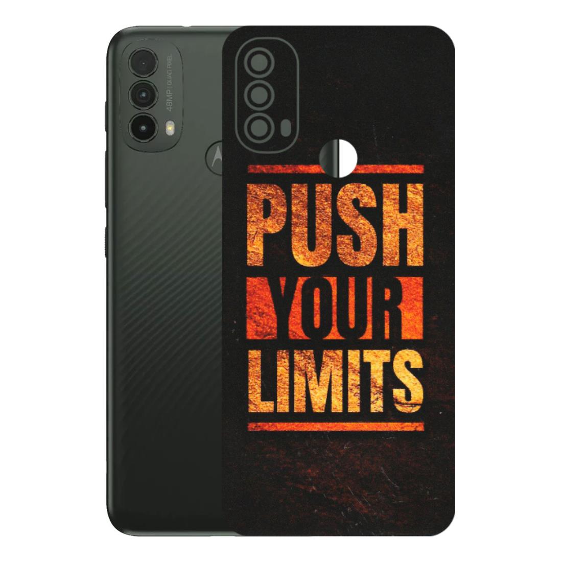 Motorola Phone Skins (All Models) - Push Your Limits - Matte Finish (M-118) Motorola Moto E40