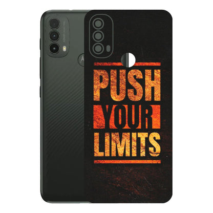 Motorola Phone Skins (All Models) - Push Your Limits - Matte Finish (M-118) Motorola Moto E40