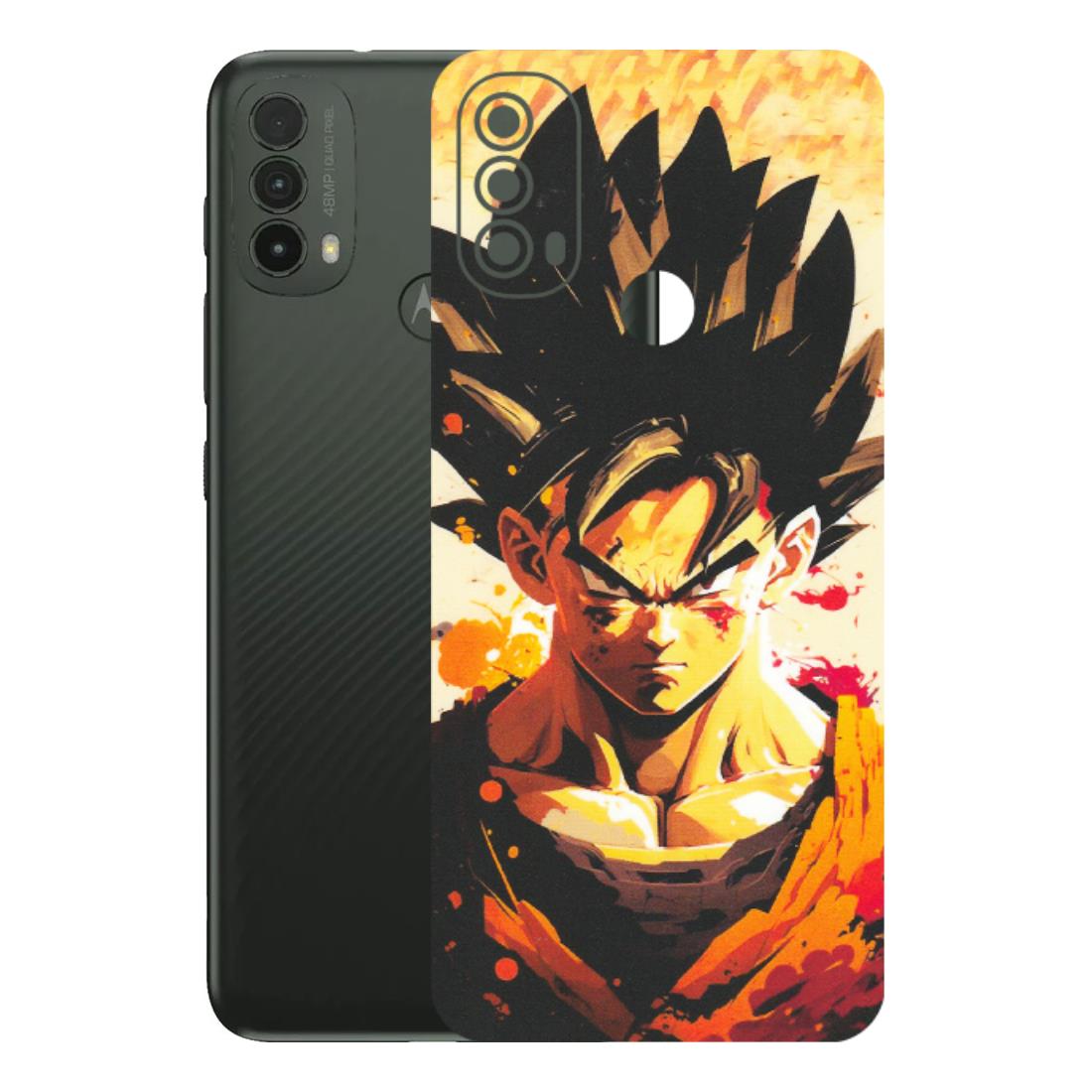 Motorola Phone Skins (All Models) - Angry Goku - Matte Finish (M-12) Motorola Moto E40