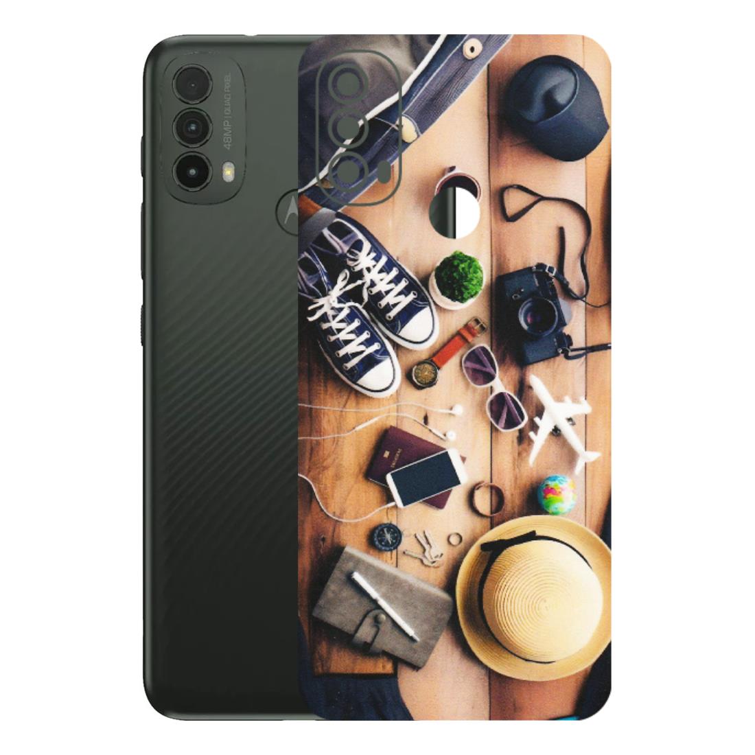 Motorola Phone Skins (All Models) - Travel Wanderlust - Matte Finish (M-133) Motorola Moto E40