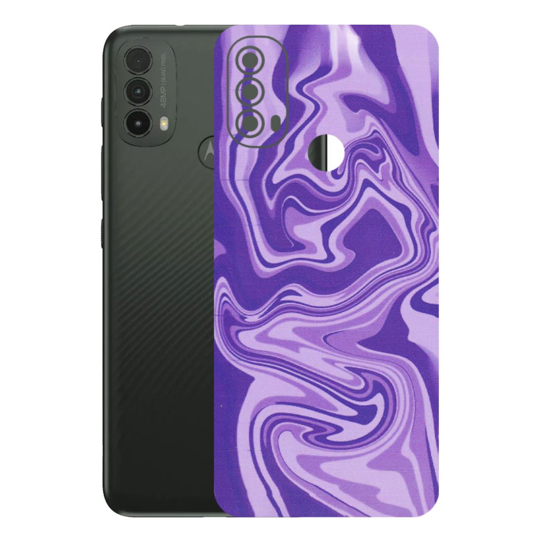 Motorola Phone Skins (All Models) - Hazy Purple Nights - Matte Finish (M-14) Motorola Moto E40
