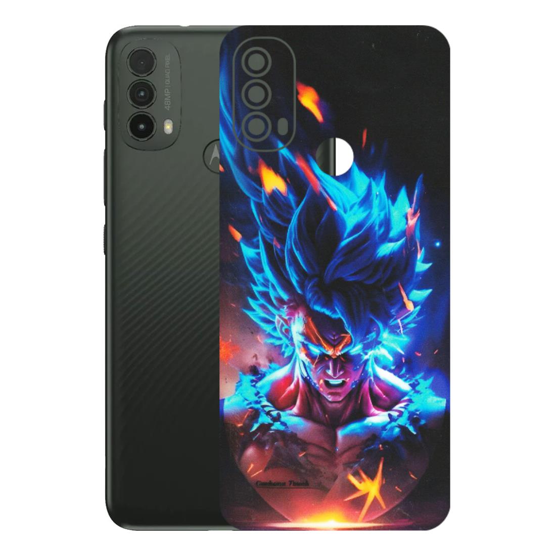 Motorola Phone Skins (All Models) - Angry Goku Dragon Ball Anime - Matte Finish (M-150) Motorola Moto E40