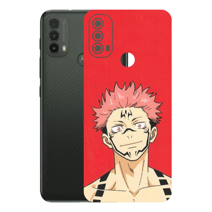 Motorola Phone Skins (All Models) - Ryomen Sukuna Fun Anime - Matte Finish (M-153) Motorola Moto E40