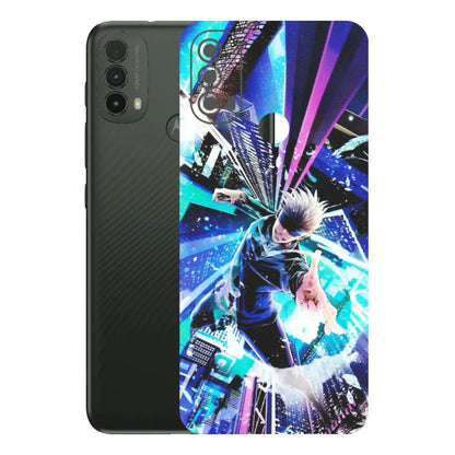 Motorola Phone Skins (All Models) - Manga Action Jujustu Kaisen Anime - Matte Finish (M-155) Motorola Moto E40