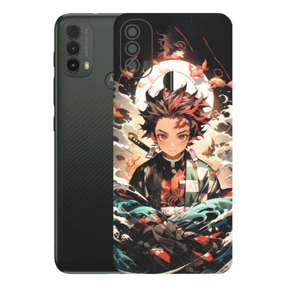 Motorola Phone Skins (All Models) - Tanjiro Demon Slayer Anime - Matte Finish (M-158) Motorola Moto E40
