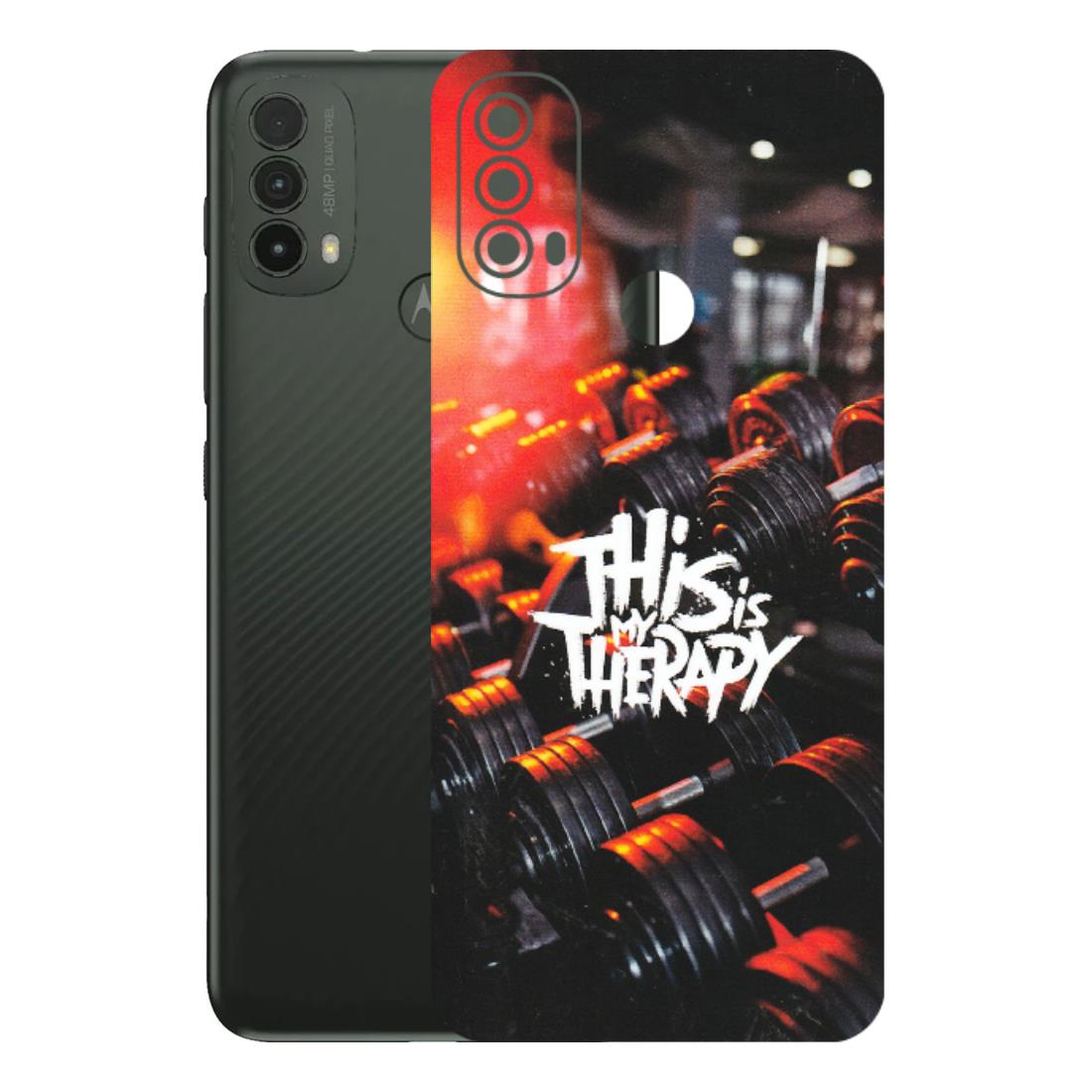 Motorola Phone Skins (All Models) - GYM Lover Therapy - Matte Finish (M-160) Motorola Moto E40