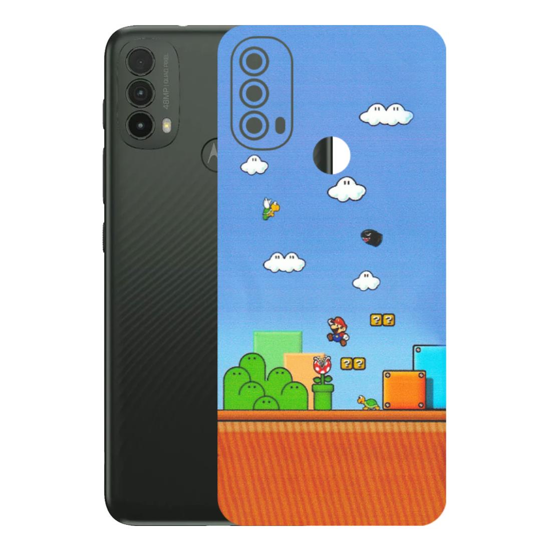 Motorola Phone Skins (All Models) - Mario Game Scene - Matte Finish (M-24) Motorola Moto E40