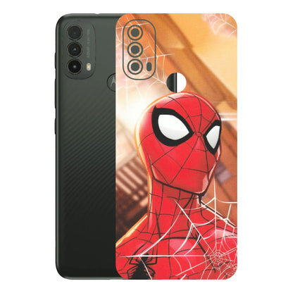 Motorola Phone Skins (All Models) - Spiderman Face New - Matte Finish (M-41) Motorola Moto E40