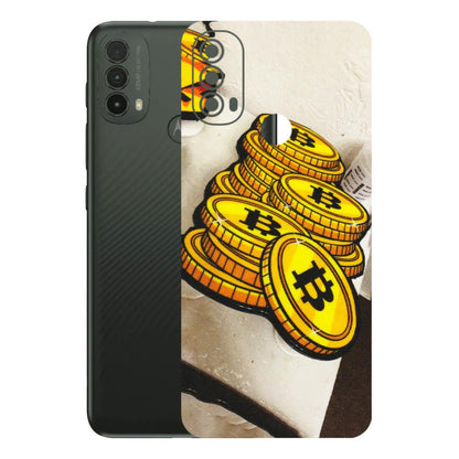 Motorola Phone Skins (All Models) - Billionaire Bitcoin Collection - Matte Finish (M-92) Motorola Moto E40