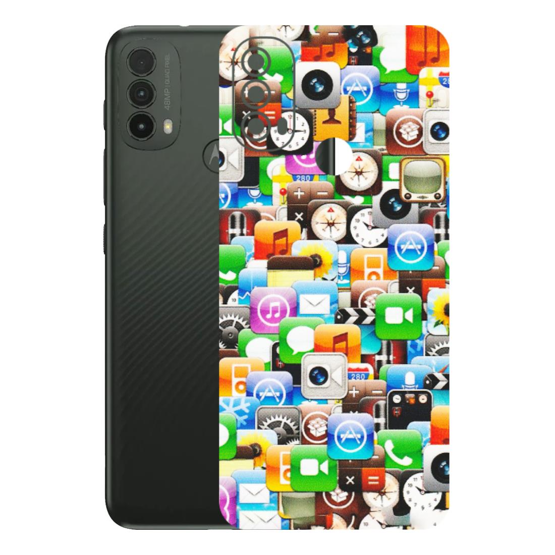 Motorola Phone Skins (All Models) - All Apple Icons - Matte Finish (M-93) Motorola Moto E40