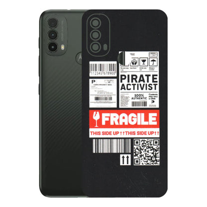 Motorola Phone Skins (All Models) - Handle With Care - Matte Finish (M-99) Motorola Moto E40