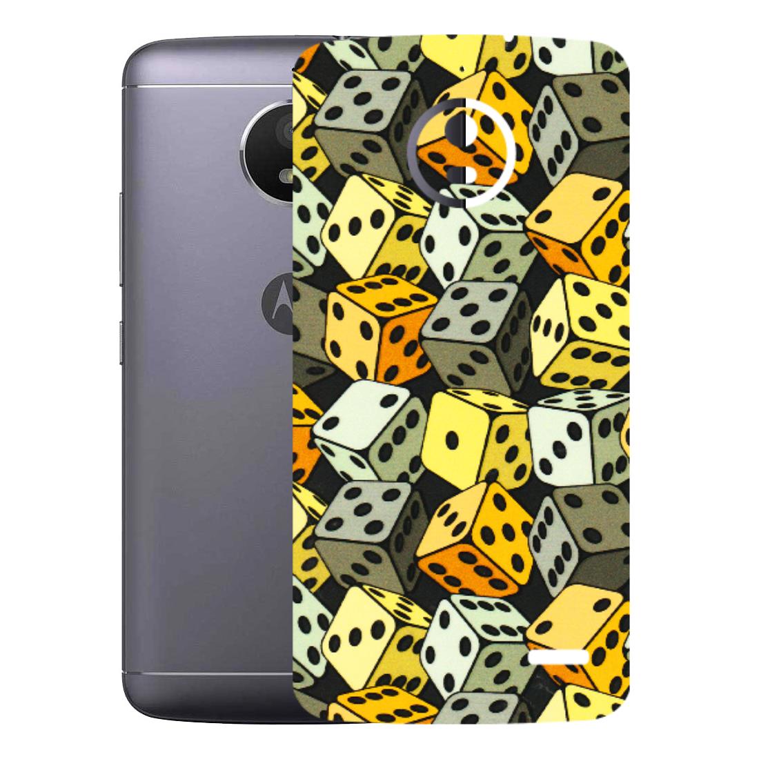 Motorola Phone Skins (All Models) - Dices Of Life - 3D Embossed Finish (L-04) Motorola Moto E4