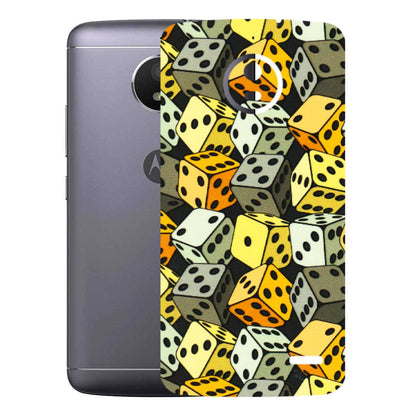 Motorola Phone Skins (All Models) - Dices Of Life - 3D Embossed Finish (L-04) Motorola Moto E4