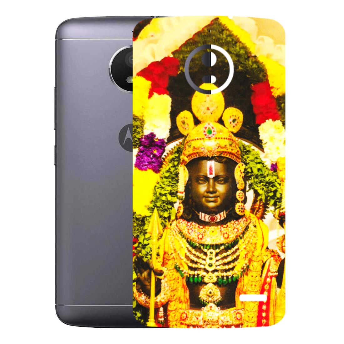 Motorola Phone Skins (All Models) - Ram Lalla Ayodhya - 3D Embossed Finish (L-103) Motorola Moto E4