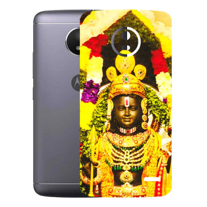 Motorola Phone Skins (All Models) - Ram Lalla Ayodhya - 3D Embossed Finish (L-103) Motorola Moto E4