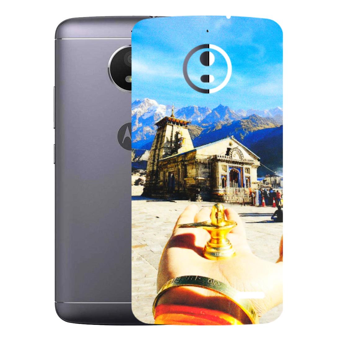 Motorola Phone Skins (All Models) - Beauty of Kedarnath - 3D Embossed Finish (L-108) Motorola Moto E4