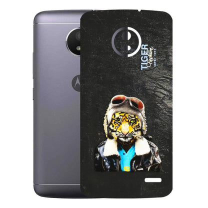 Motorola Phone Skins (All Models) - Rider Tiger - 3D Embossed Finish (L-113) Motorola Moto E4