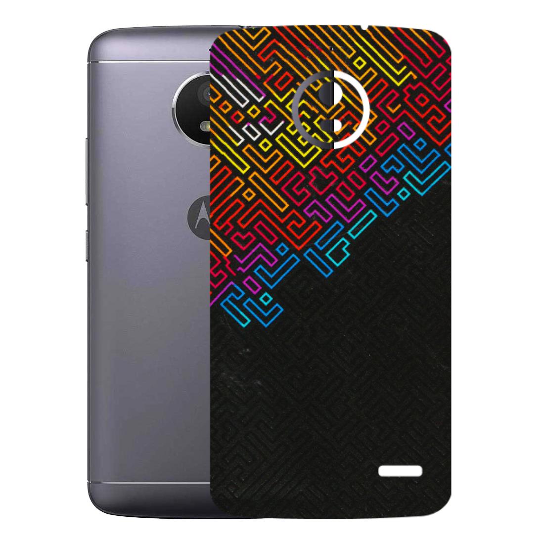 Motorola Phone Skins (All Models) - Dotme Pattern Art - 3D Embossed Finish (L-121) Motorola Moto E4