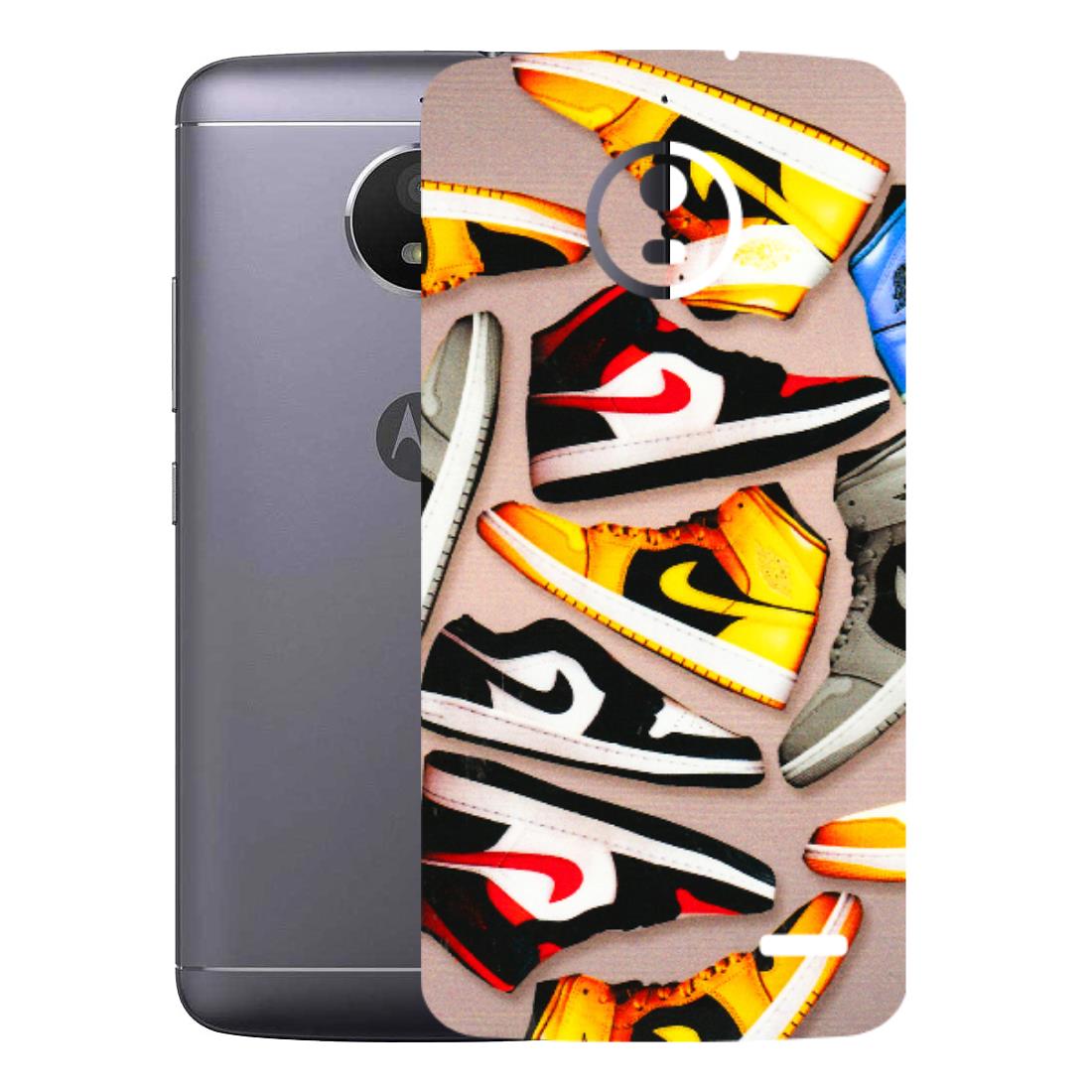 Motorola Phone Skins (All Models) - Sneaker Lover - 3D Embossed Finish (L-135) Motorola Moto E4